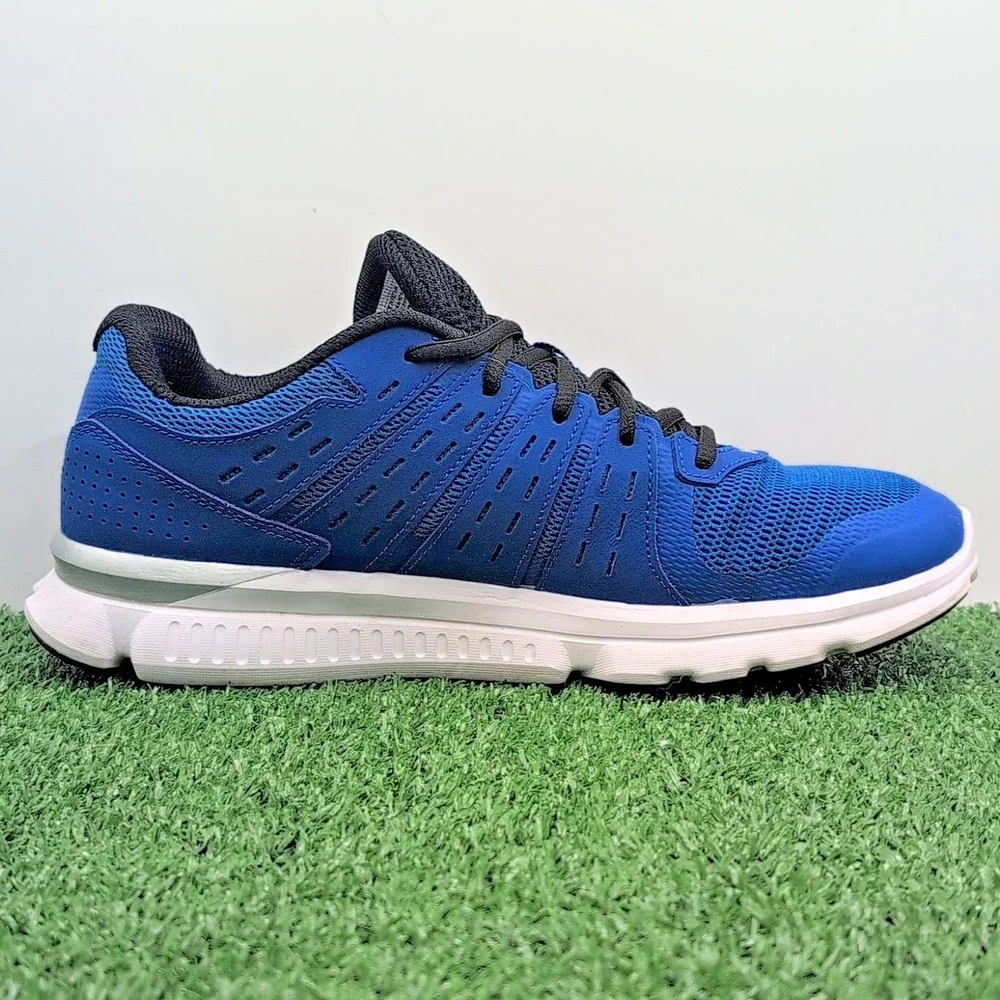 Under Armour UA Micro‎ G Speed Swift Shoes Men's 8.5 Medium Blue White Sneakers